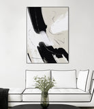 Paint abstract black and white by Little on GIANT ART - dean