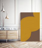 Brown Mustard Artwork by THE on GIANT ART - illustration yellow