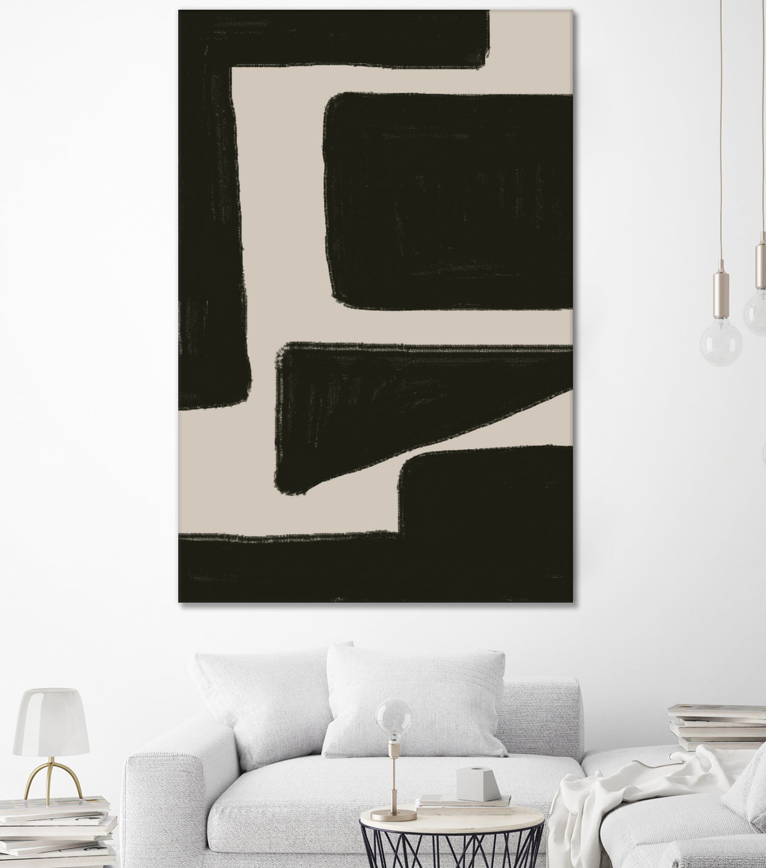 Bold Shadowscape by THE MIUUS STUDIO on GIANT ART - abstract minimalist decor