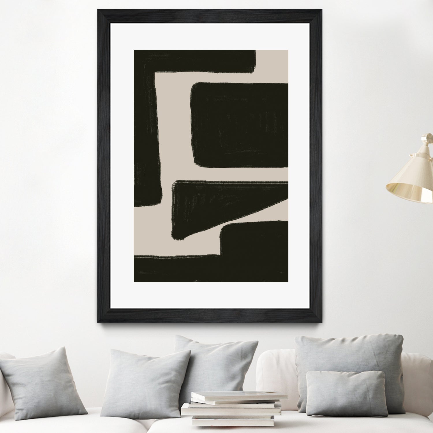 Bold Shadowscape by THE MIUUS STUDIO on GIANT ART - abstract minimalist decor