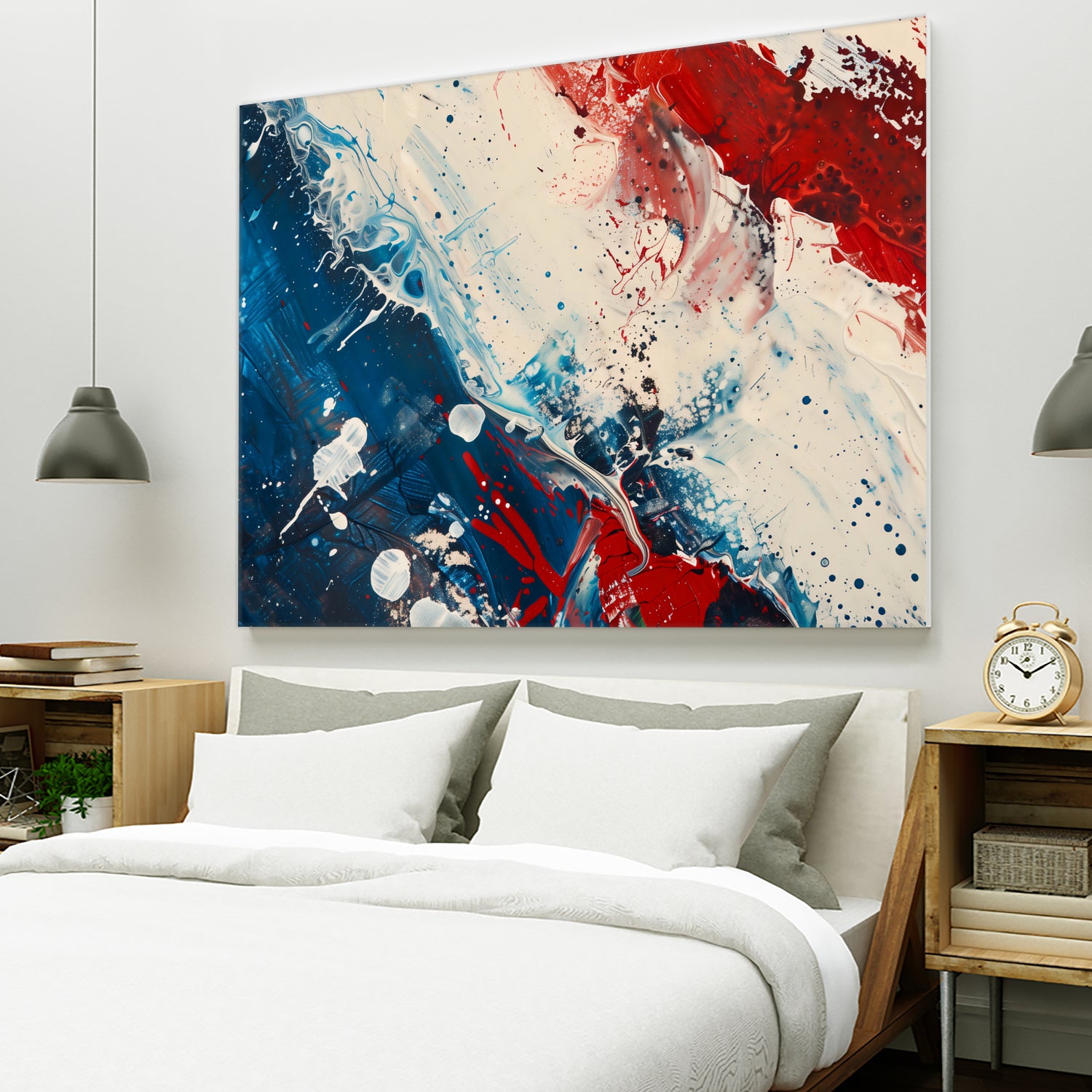 Red White and Blue by Andreas Magnusson on GIANT ART - abstract art