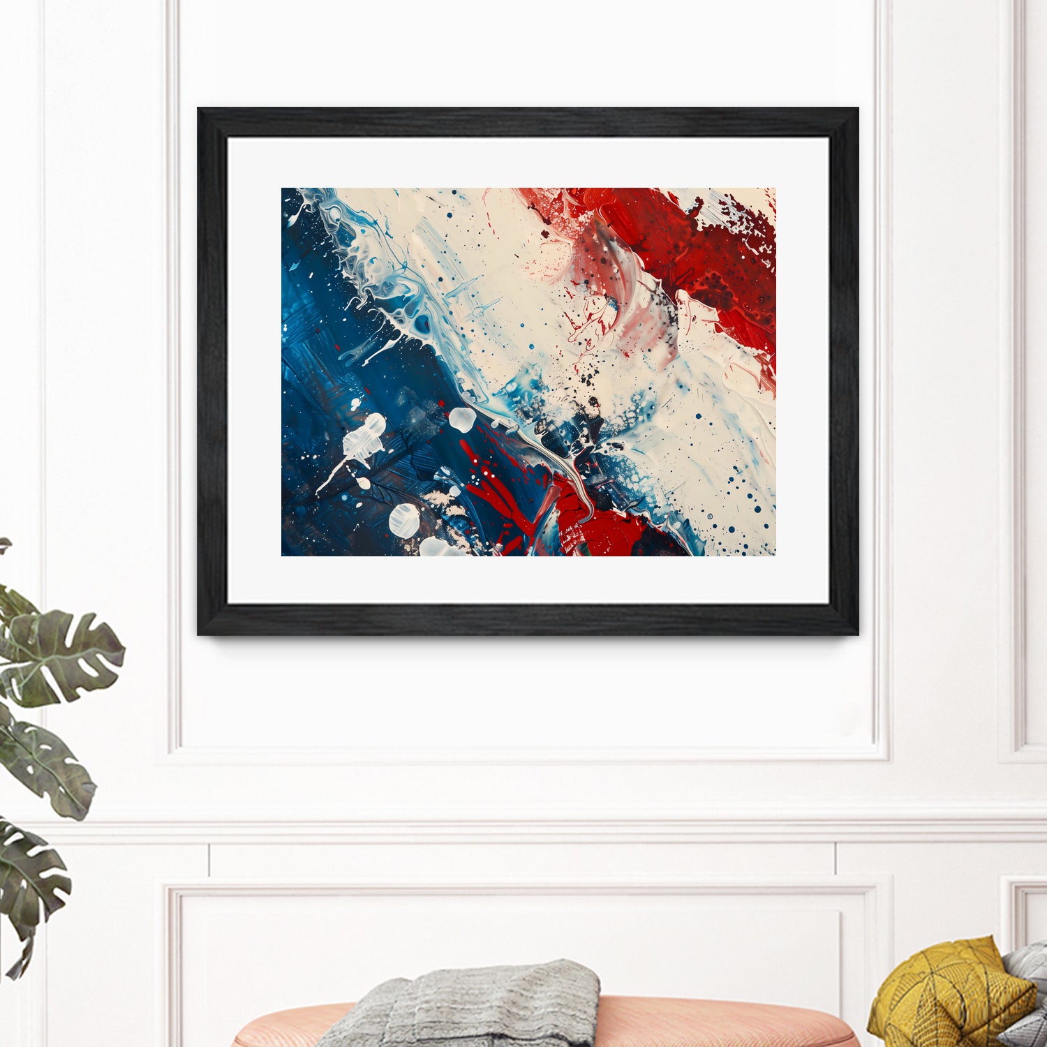 Red White and Blue by Andreas Magnusson on GIANT ART - abstract art