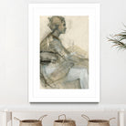 Sketch of a Woman Figure by Ute Rathmann on GIANT ART - portrait drawing figurative portrait drawing