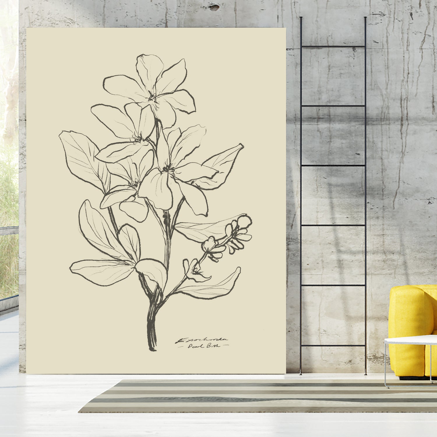 Floral 1 by Dan Hobday on GIANT ART - flowers and plants sketch
