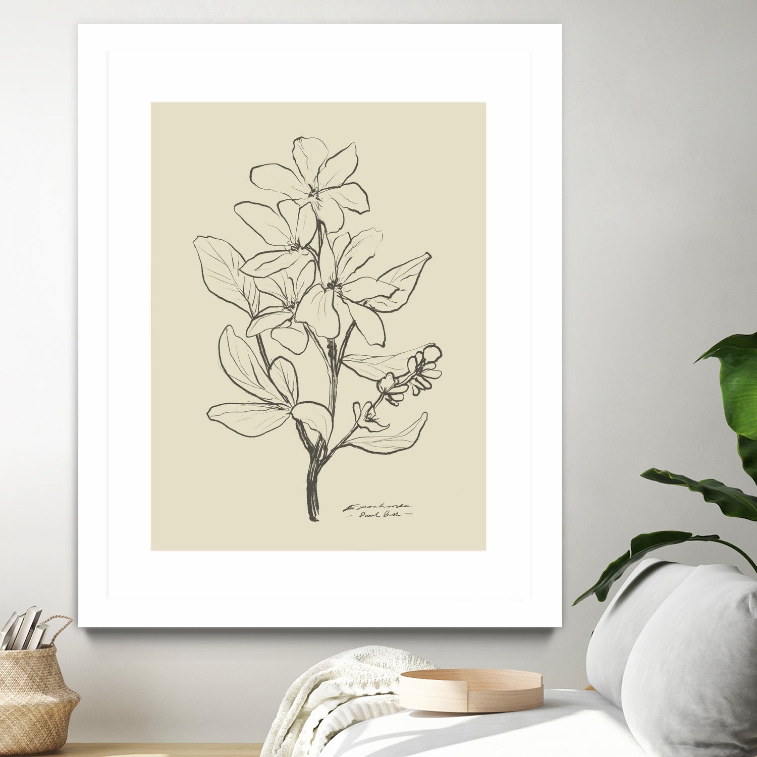 Floral 1 by Dan Hobday on GIANT ART - flowers and plants sketch