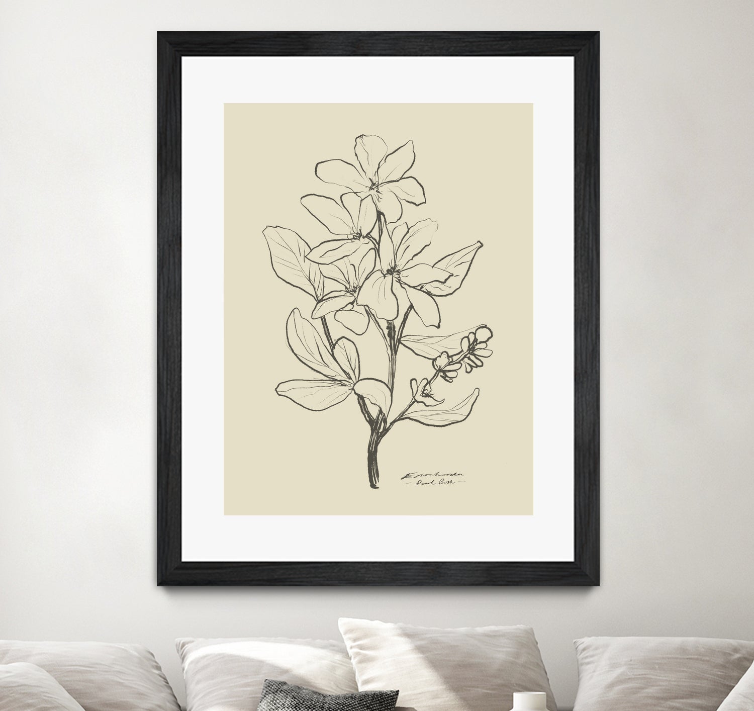 Floral 1 by Dan Hobday on GIANT ART - flowers and plants sketch