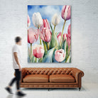 Tulpenfeld by Ohkimiko on GIANT ART - illustration tulpen