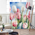 Tulpenfeld by Ohkimiko on GIANT ART - illustration tulpen