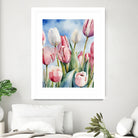 Tulpenfeld by Ohkimiko on GIANT ART - illustration tulpen