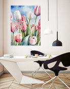 Tulpenfeld by Ohkimiko on GIANT ART - illustration tulpen