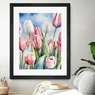 Tulpenfeld by Ohkimiko on GIANT ART - illustration tulpen