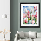 Tulpenfeld by Ohkimiko on GIANT ART - illustration tulpen