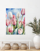 Tulpenfeld by Ohkimiko on GIANT ART - illustration tulpen