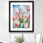 Tulpenfeld by Ohkimiko on GIANT ART - illustration tulpen