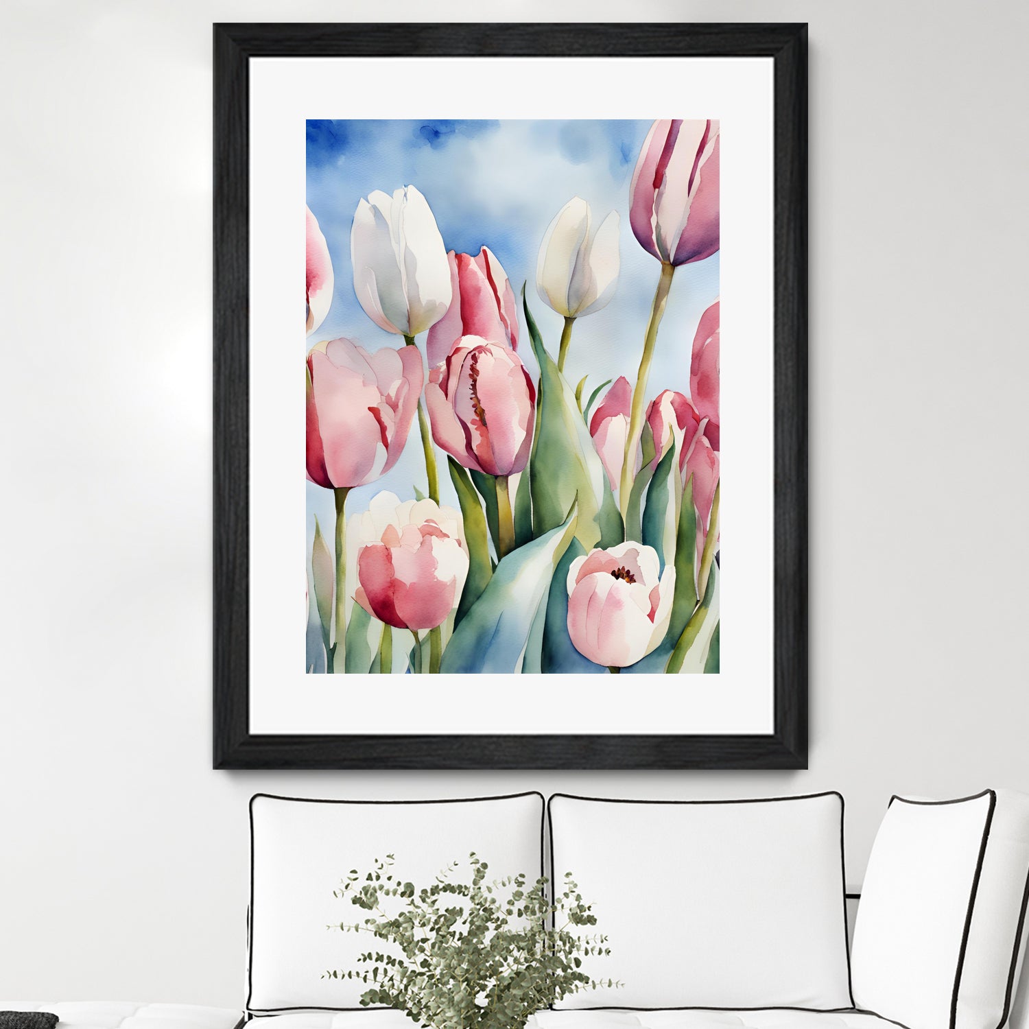 Tulpenfeld by Ohkimiko on GIANT ART - illustration tulpen