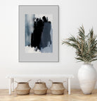 Abstract Brush Strokes 15 by Mareike on GIANT ART - blue illustration painted