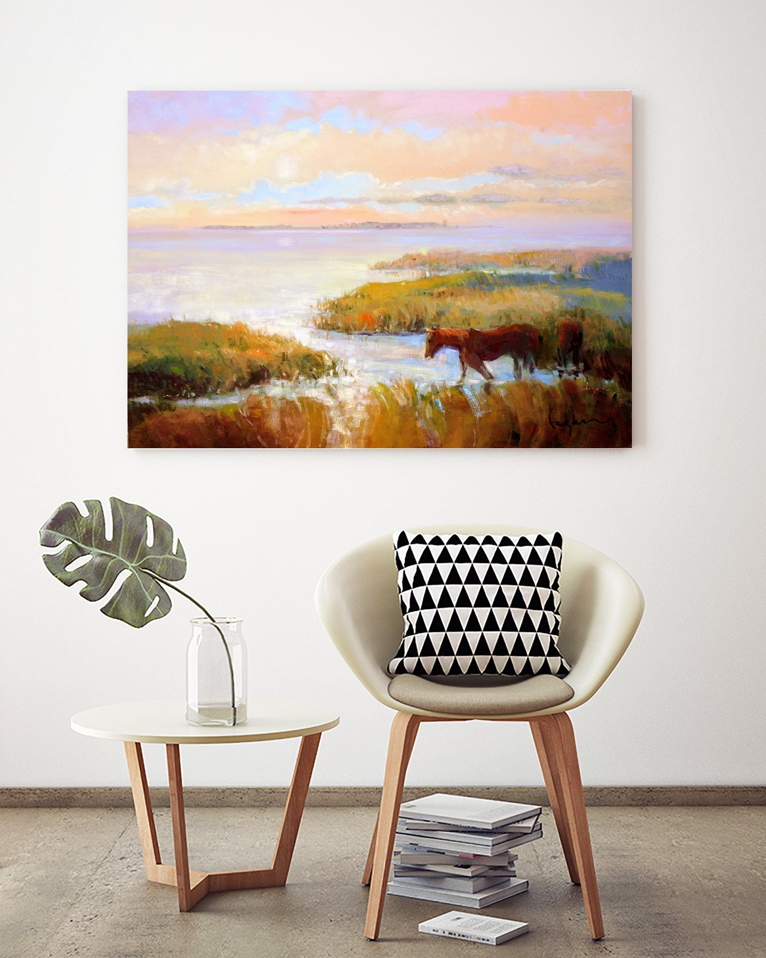 Serene Marshscape by Dorothy Fagan  on GIANT ART - animal