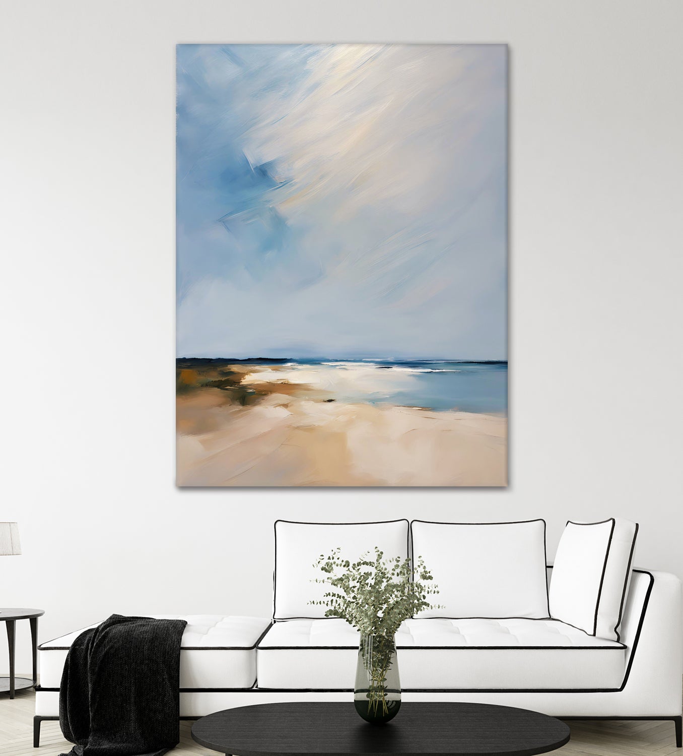Quiet beach and sea by Ohkimiko on GIANT ART - nature and landscapes 