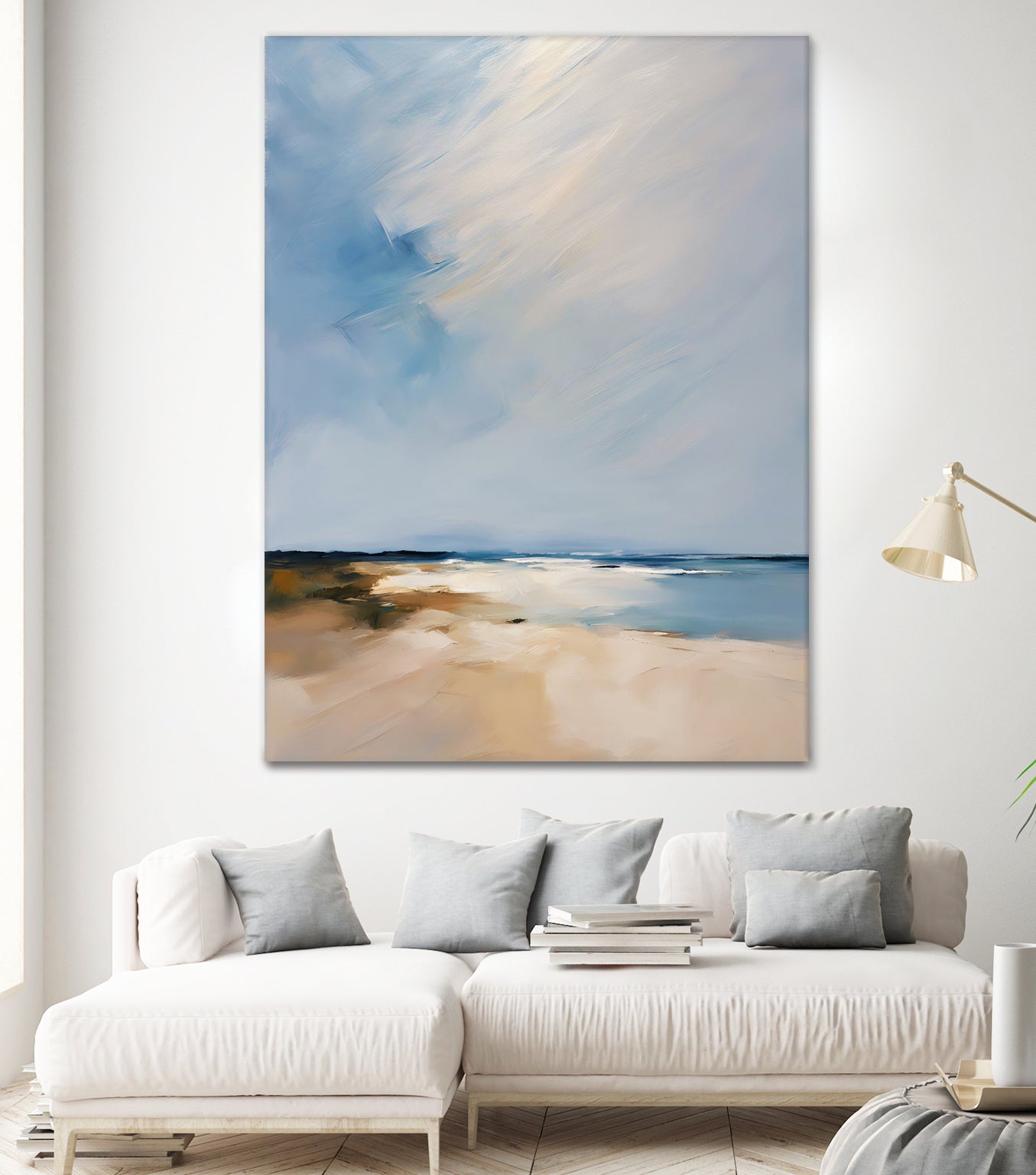 Quiet beach and sea by Ohkimiko on GIANT ART - nature and landscapes 