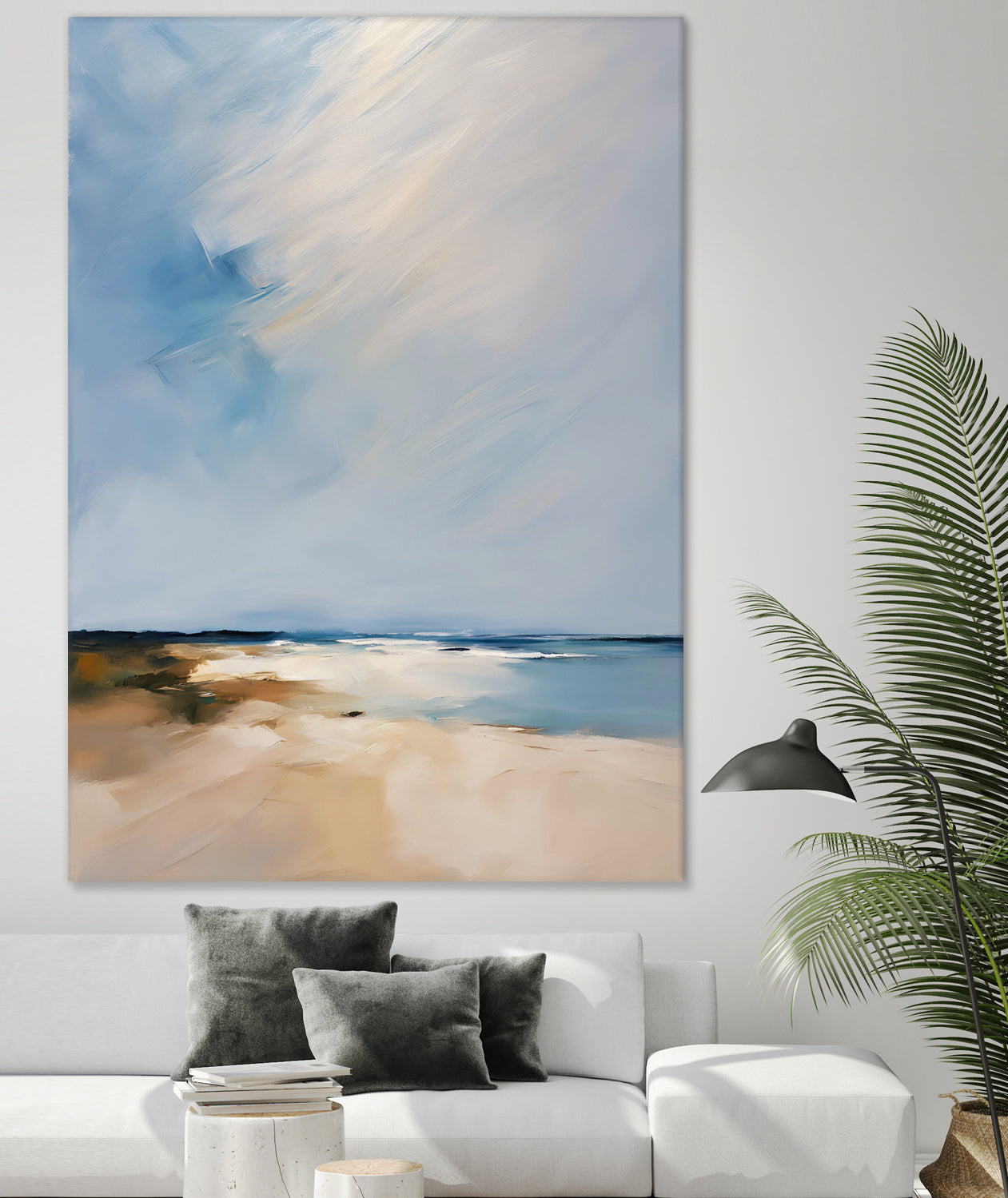 Quiet beach and sea by Ohkimiko on GIANT ART - nature and landscapes 