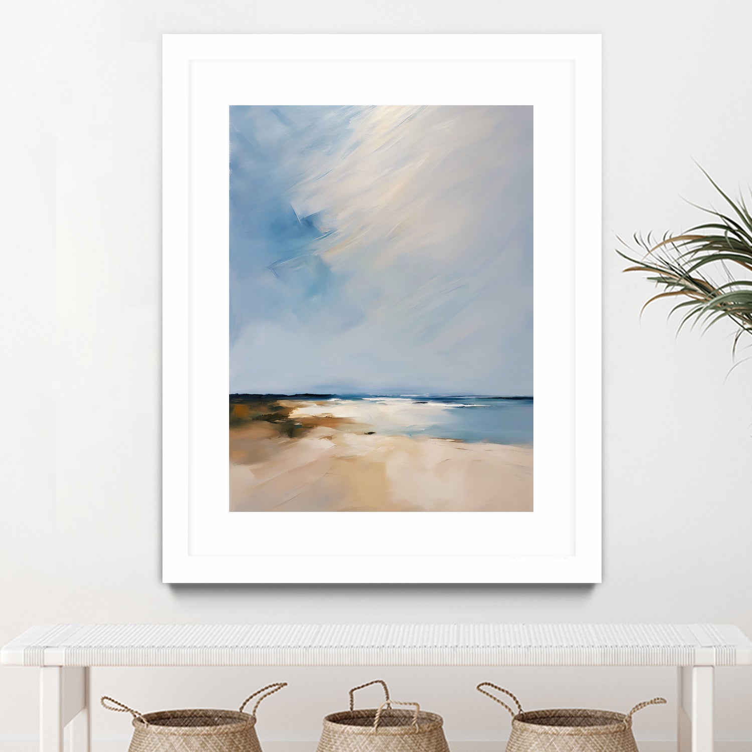 Quiet beach and sea by Ohkimiko on GIANT ART - nature and landscapes 