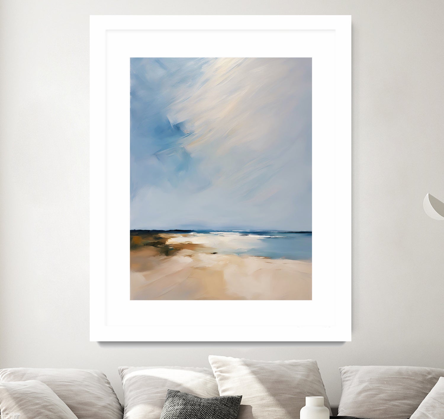 Quiet beach and sea by Ohkimiko on GIANT ART - nature and landscapes 