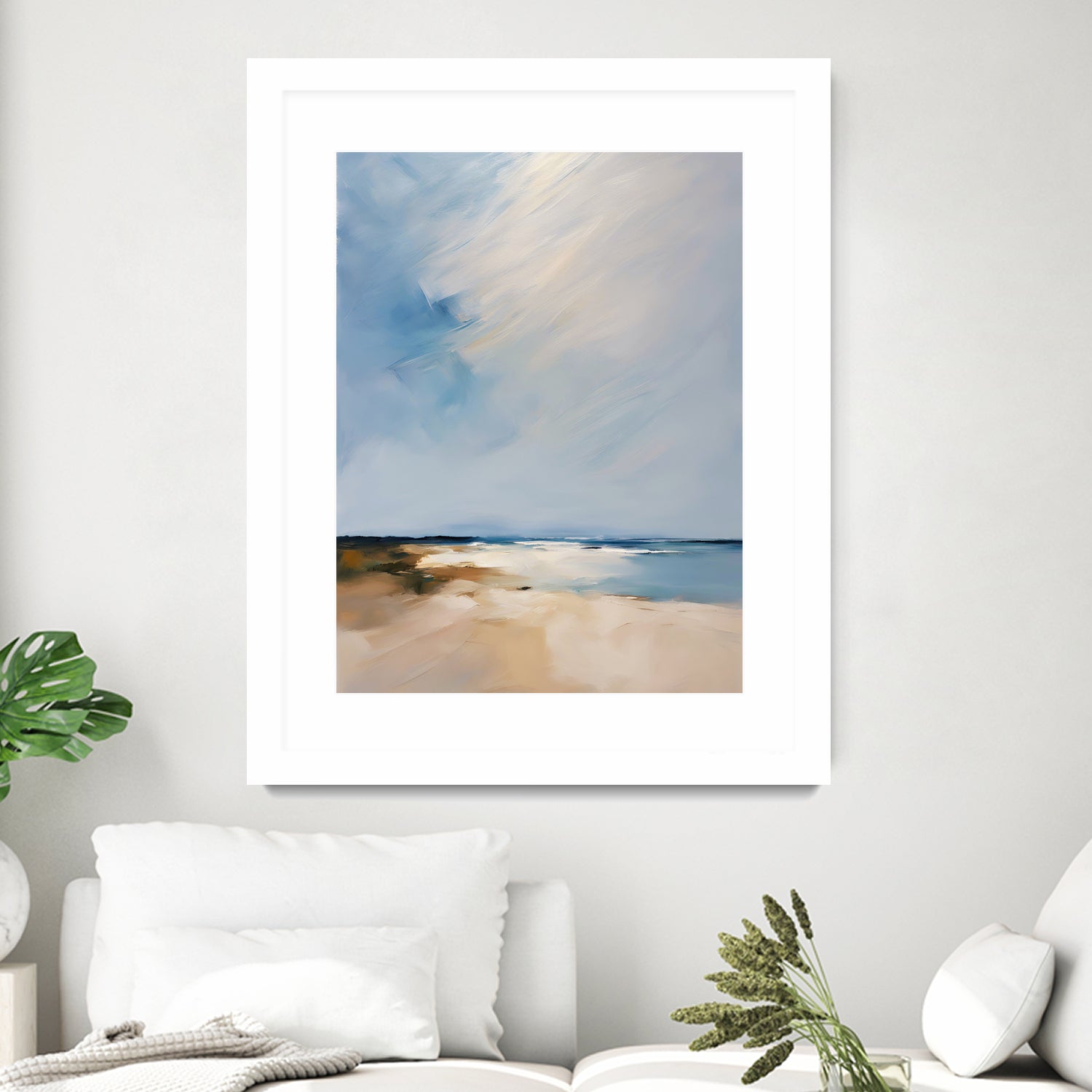 Quiet beach and sea by Ohkimiko on GIANT ART - nature and landscapes 