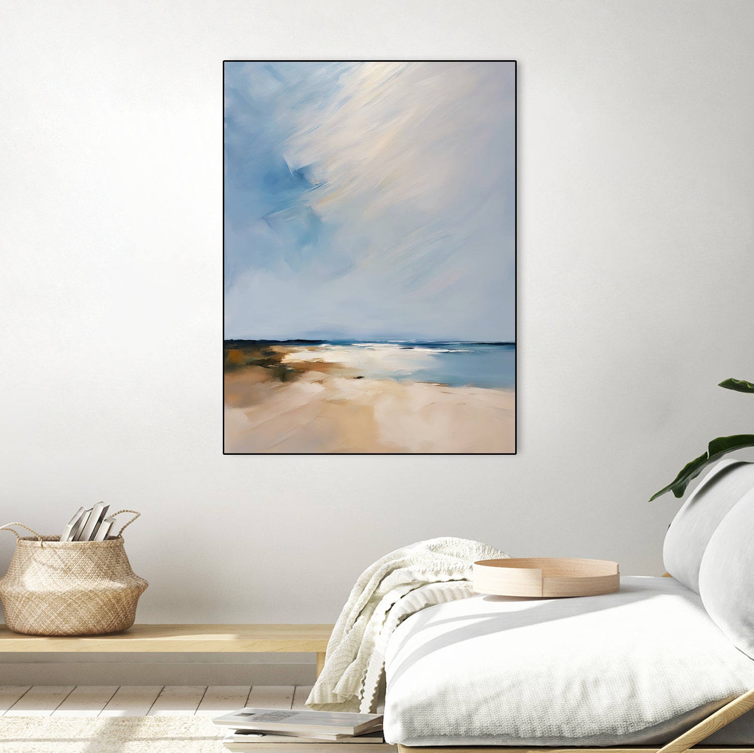 Quiet beach and sea by Ohkimiko on GIANT ART - nature and landscapes 