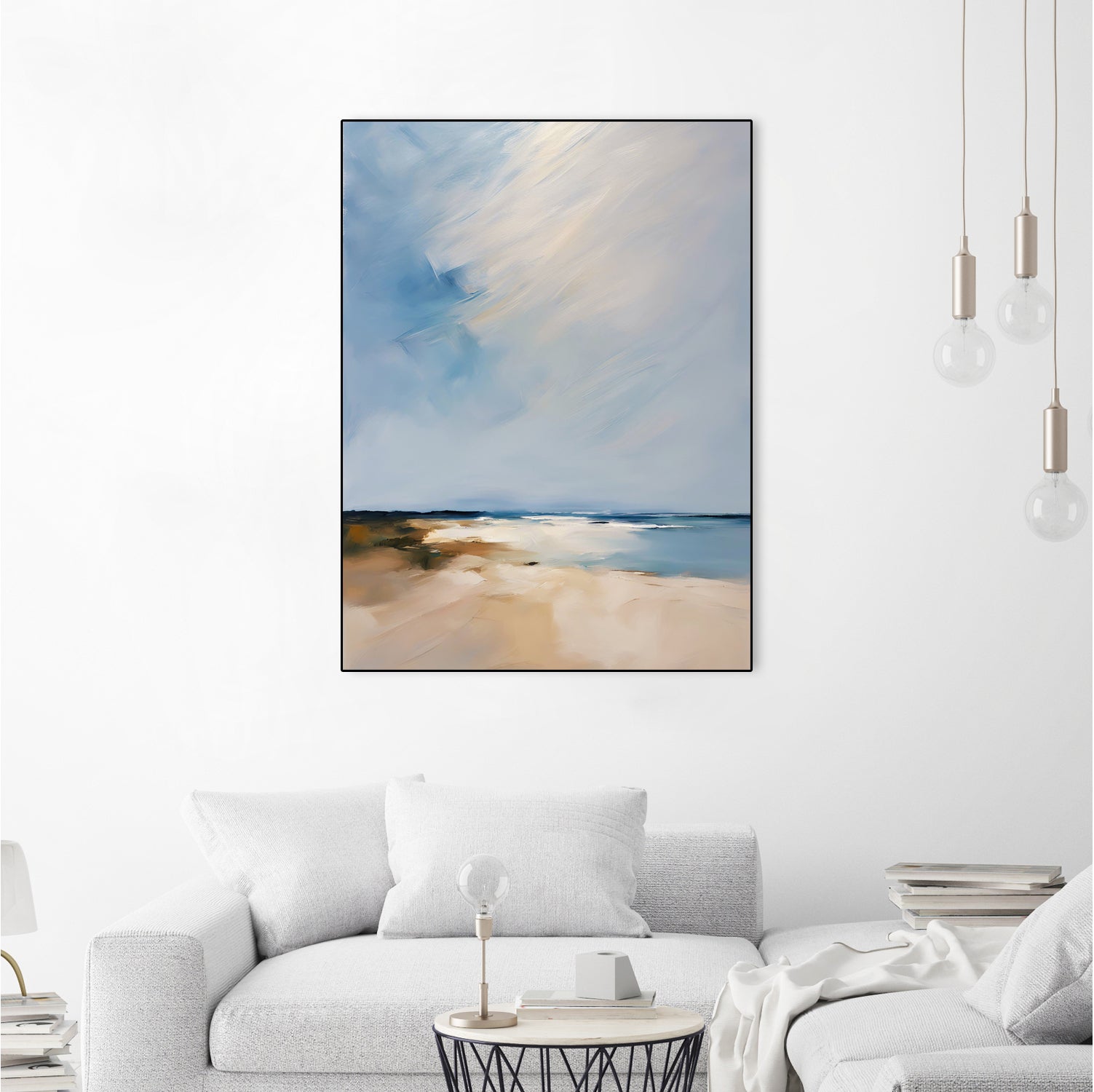 Quiet beach and sea by Ohkimiko on GIANT ART - nature and landscapes 