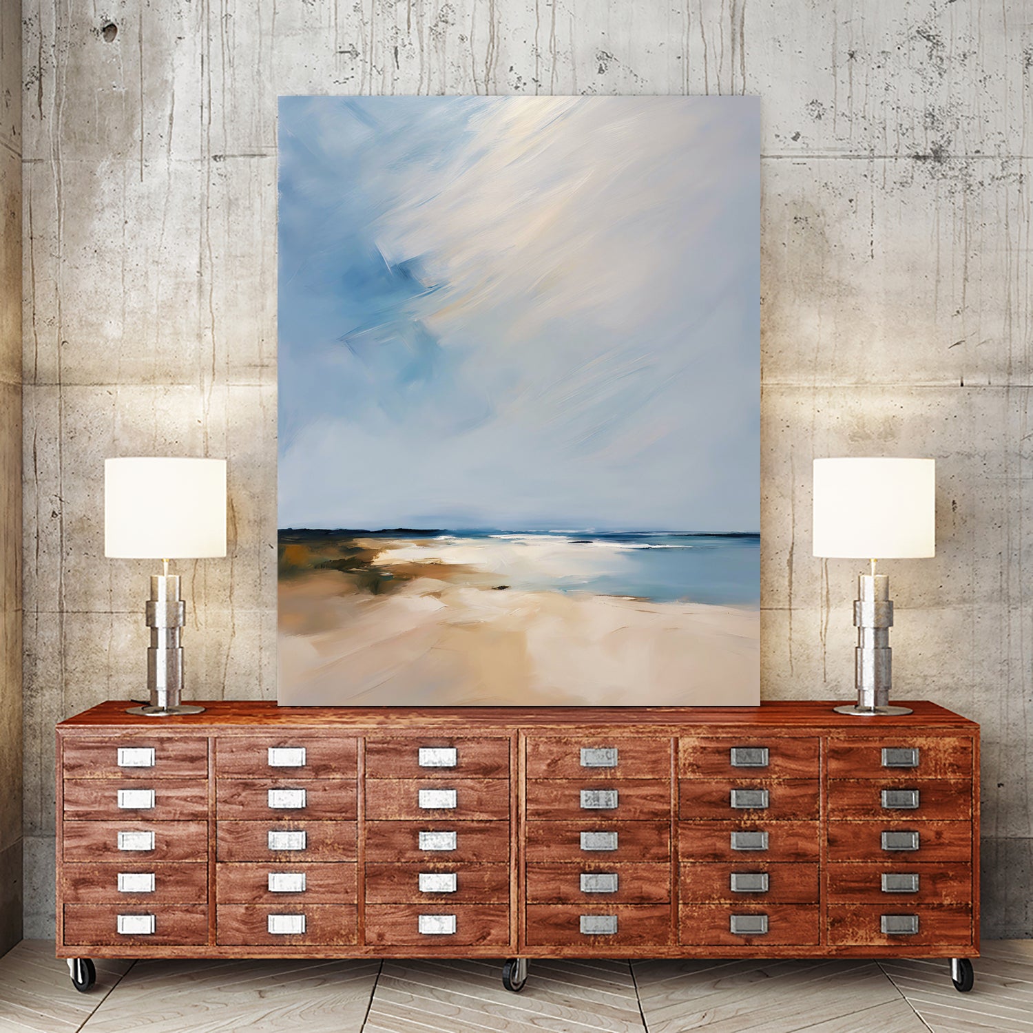 Quiet beach and sea by Ohkimiko on GIANT ART - nature and landscapes 