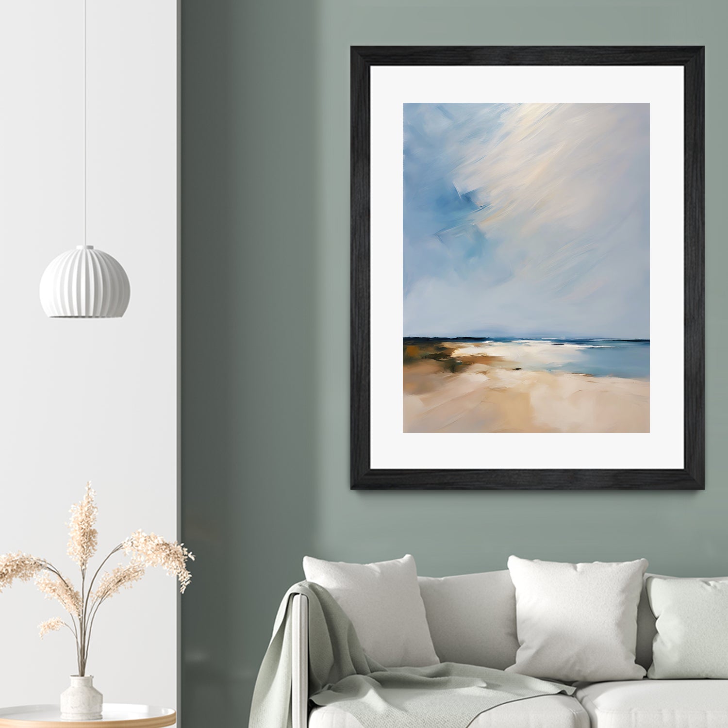 Quiet beach and sea by Ohkimiko on GIANT ART - nature and landscapes 