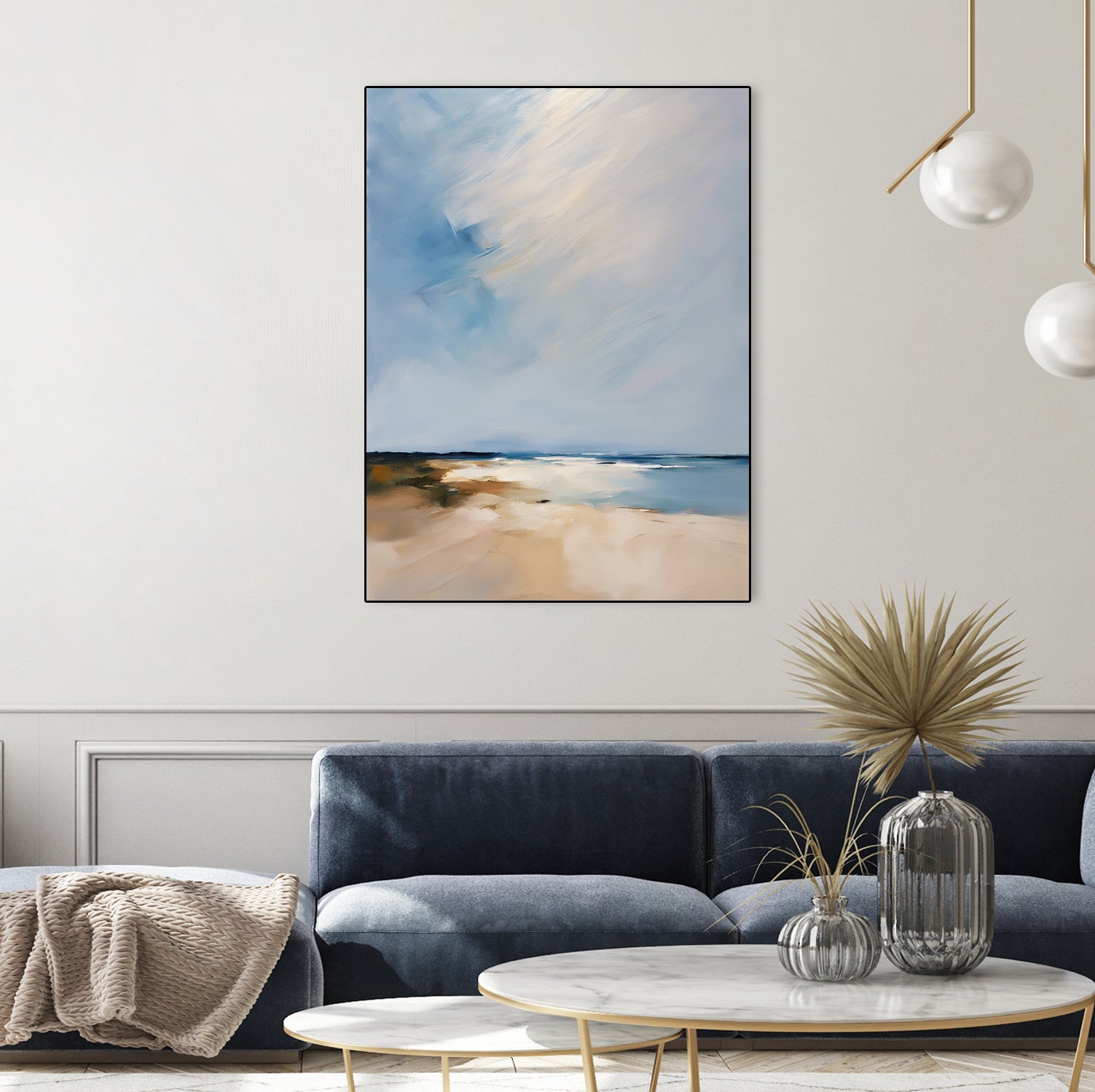 Quiet beach and sea by Ohkimiko on GIANT ART - nature and landscapes 