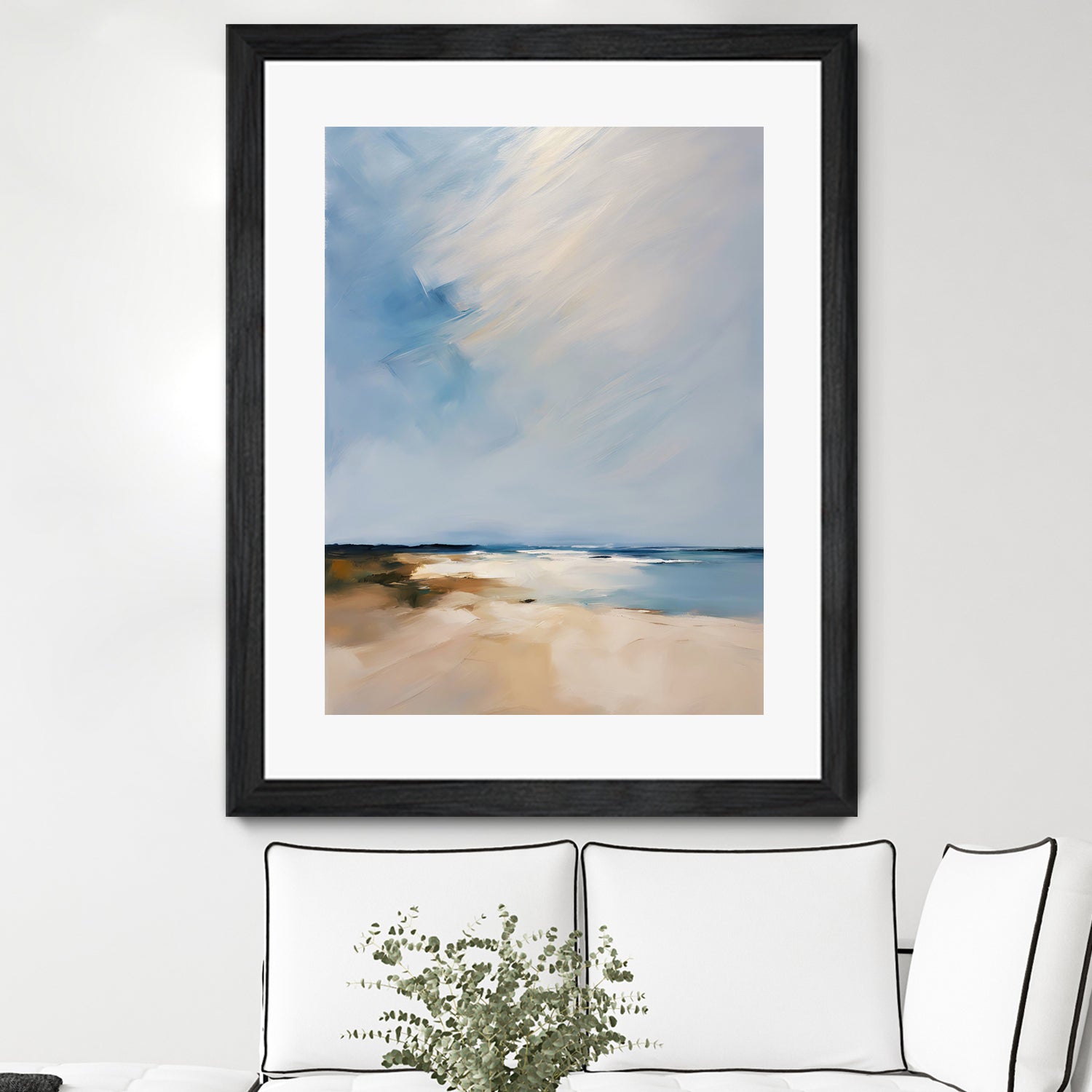 Quiet beach and sea by Ohkimiko on GIANT ART - nature and landscapes 