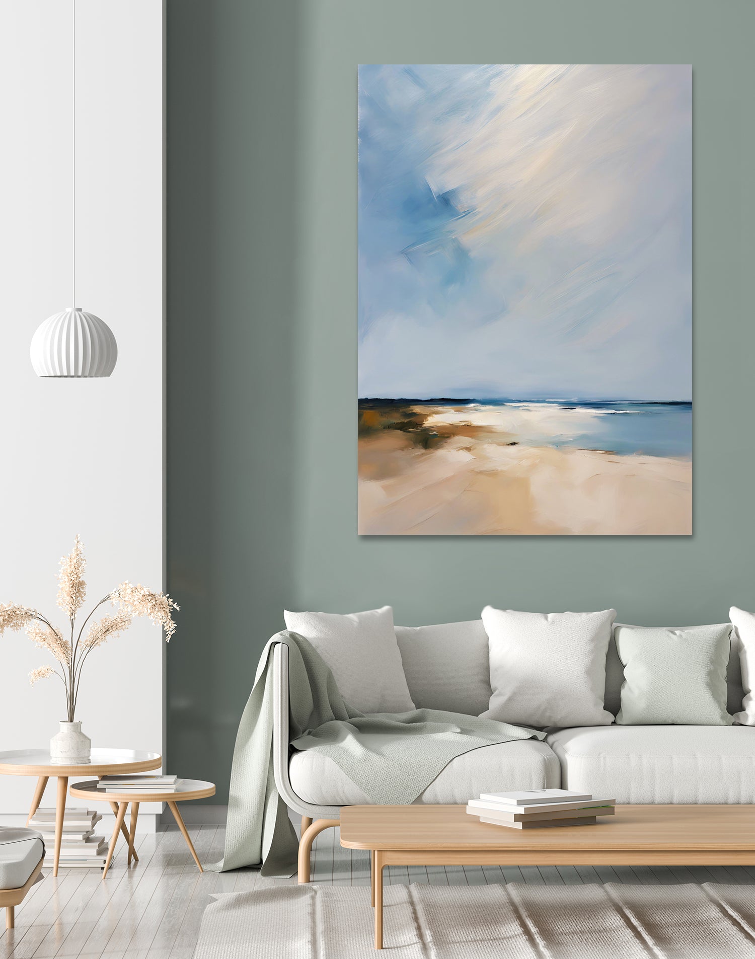 Quiet beach and sea by Ohkimiko on GIANT ART - nature and landscapes 