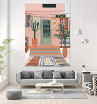 Moroccan Terrace by Ceyda on GIANT ART - illustration houseplant