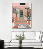 Moroccan Terrace by Ceyda on GIANT ART - illustration houseplant