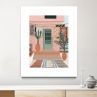 Moroccan Terrace by Ceyda on GIANT ART - illustration houseplant
