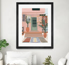 Moroccan Terrace by Ceyda on GIANT ART - illustration houseplant
