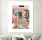 Moroccan Terrace by Ceyda on GIANT ART - illustration houseplant