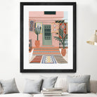 Moroccan Terrace by Ceyda on GIANT ART - illustration houseplant