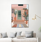 Moroccan Terrace by Ceyda on GIANT ART - illustration houseplant