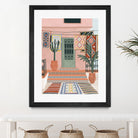 Moroccan Terrace by Ceyda on GIANT ART - illustration houseplant