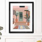 Moroccan Terrace by Ceyda on GIANT ART - illustration houseplant