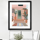 Moroccan Terrace by Ceyda on GIANT ART - illustration houseplant