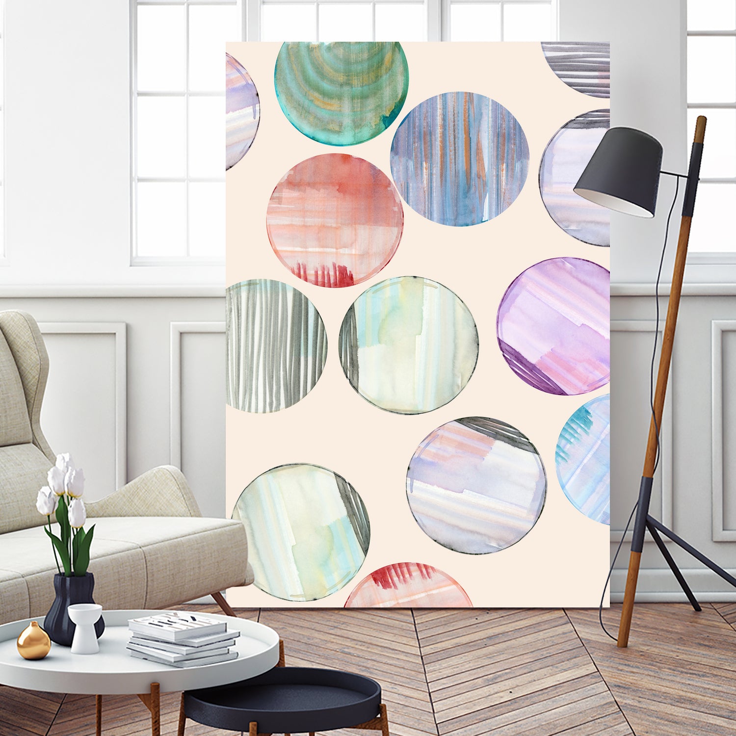 Protection Circles 2 by cartissi on GIANT ART - abstract circle