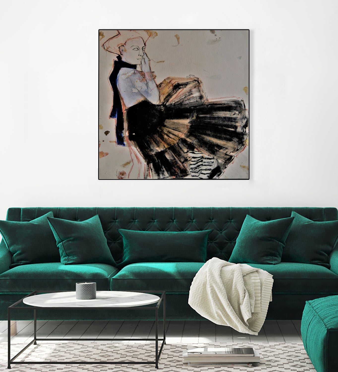 Blue Bow by Doris Schmitz on GIANT ART - 2784 illustration