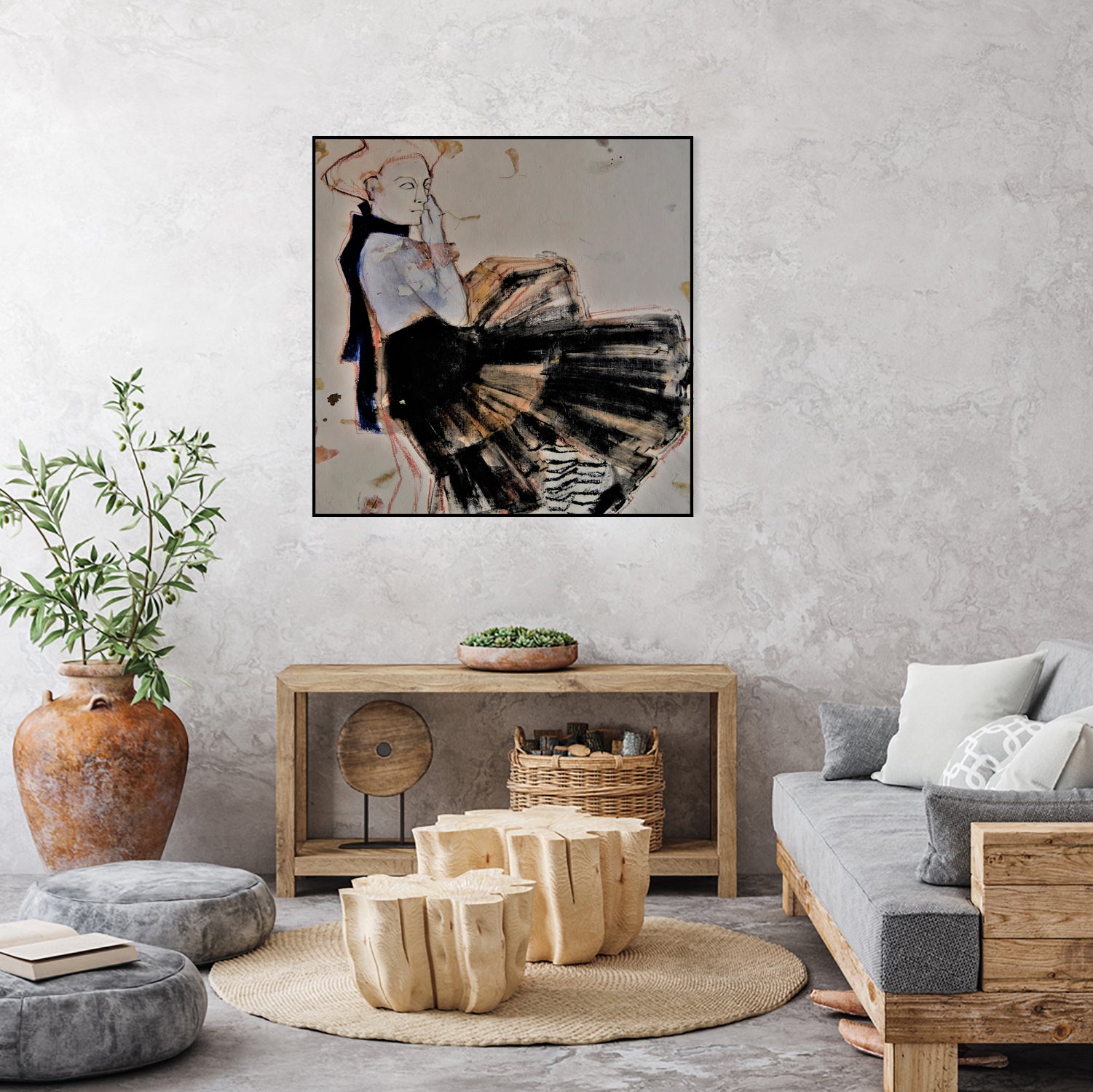 Blue Bow by Doris Schmitz on GIANT ART - 2784 illustration