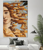 The Birth of Venus by Sandro Botticelli COLLAGE by The on GIANT ART - illustration painting