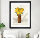 Vase of Flowers in Yellow by Tara on GIANT ART - royle