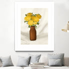 Vase of Flowers in Yellow by Tara on GIANT ART - royle